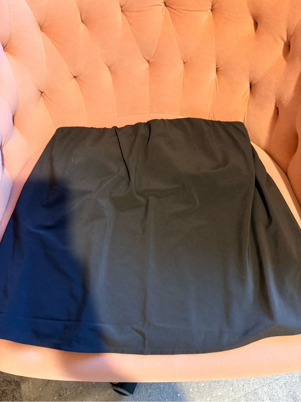 Vuori Black tube top with built in bra size medium